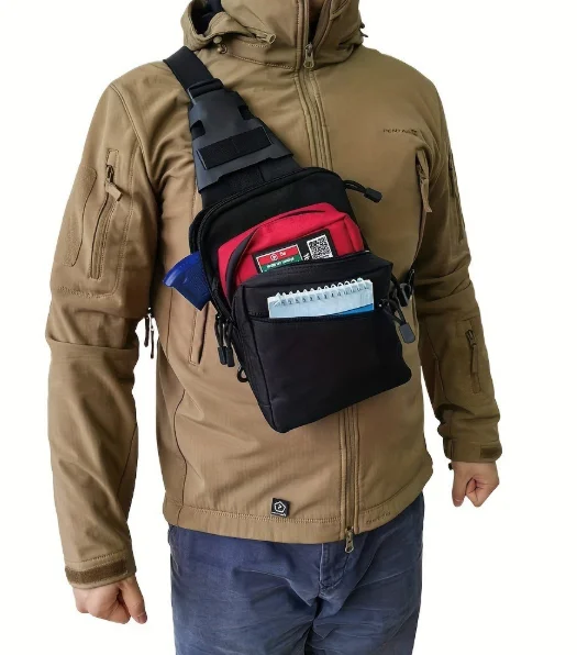 Edc Concealed Carry Sling Bag - Тактическая сумка-слинг для скрытого ношения: Быстродоступный
