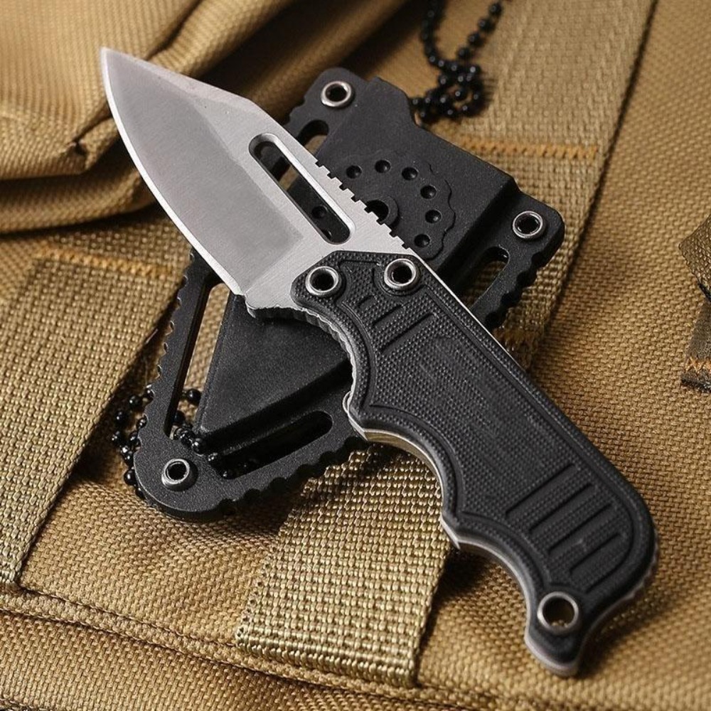Edc Carry Fixed Blade - Портативный нож для шеи с ножнами