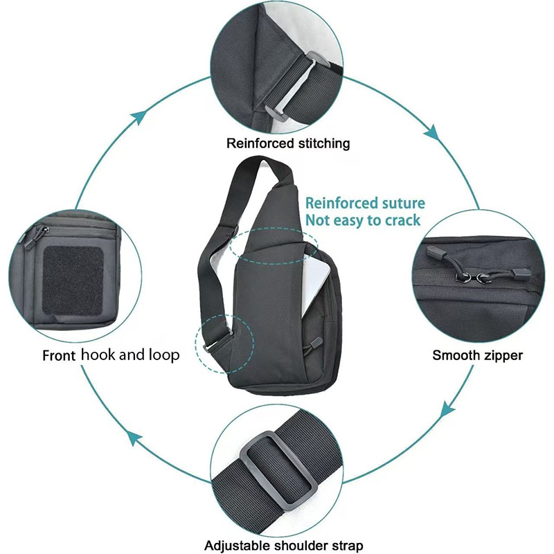 Тактическая сумка для пистолет – обзор и цена Edc Concealed Carry Sling Bag