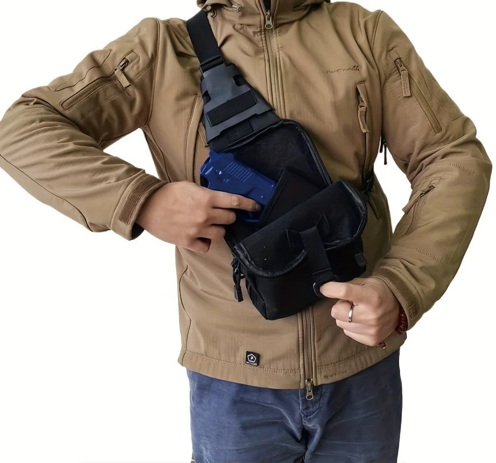 Тактическая сумка-слинг для ск – обзор и цена Edc Concealed Carry Sling Bag
