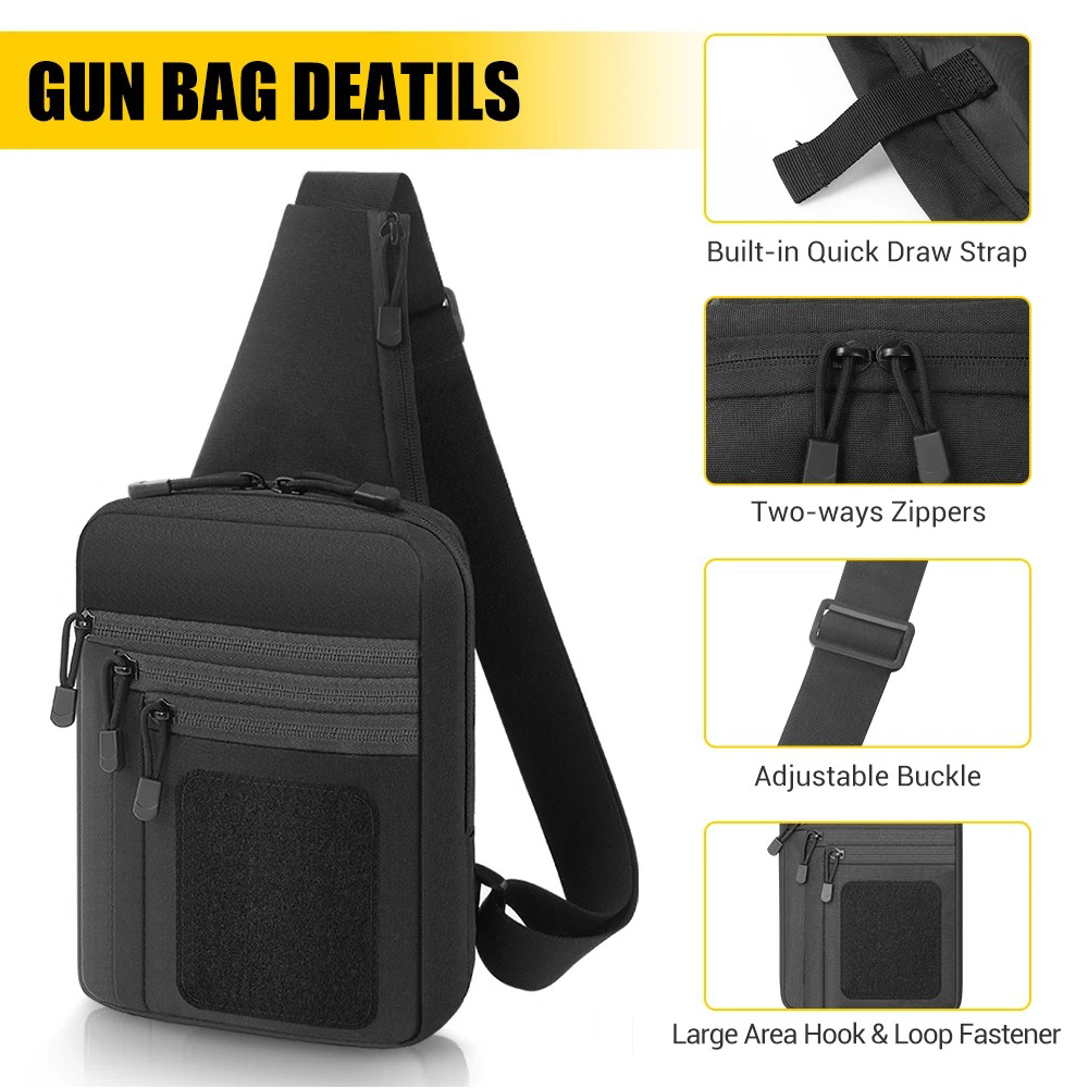 Тактическая сумка-чехол для пи – обзор и цена Edc Concealed Carry Sling Bag
