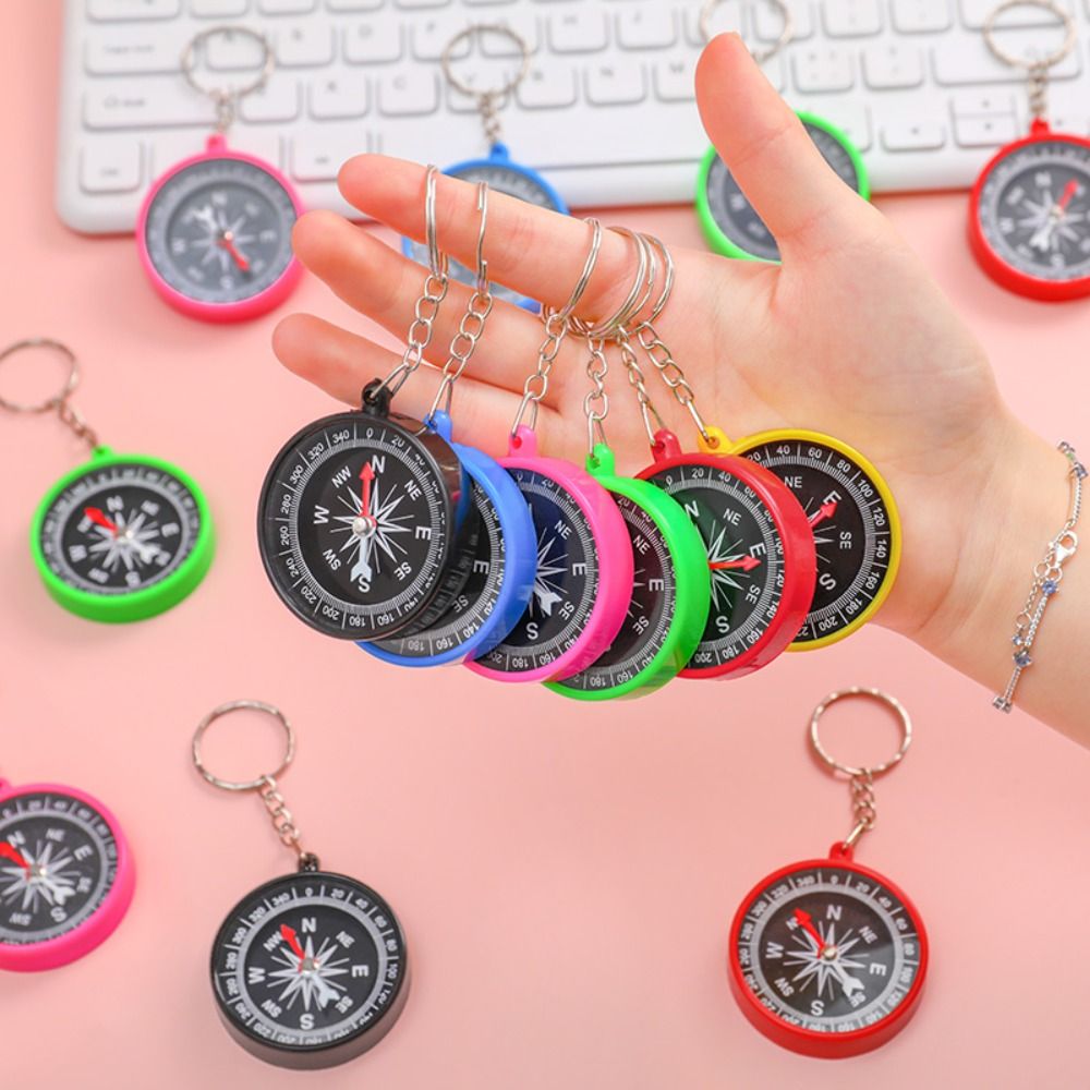 Карманный компас для кемпинга  – обзор и цена Compass Keychain Mini