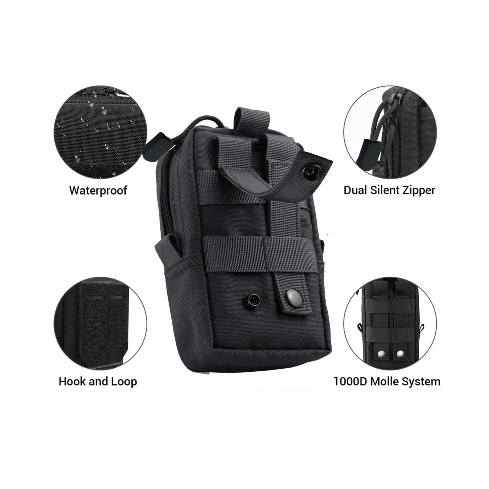 Тактический чехол Molle, поясн – обзор и цена Edc Carry Pocket