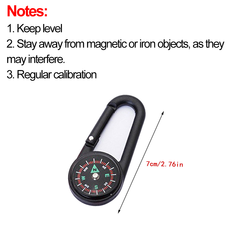 Открытый компас-карабин, мини- – обзор и цена Compass Keychain Mini