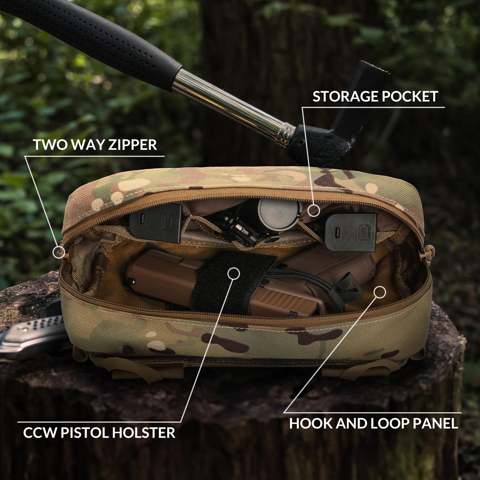 Тактическая поясная сумка, сум – обзор и цена Edc Concealed Carry Sling Bag