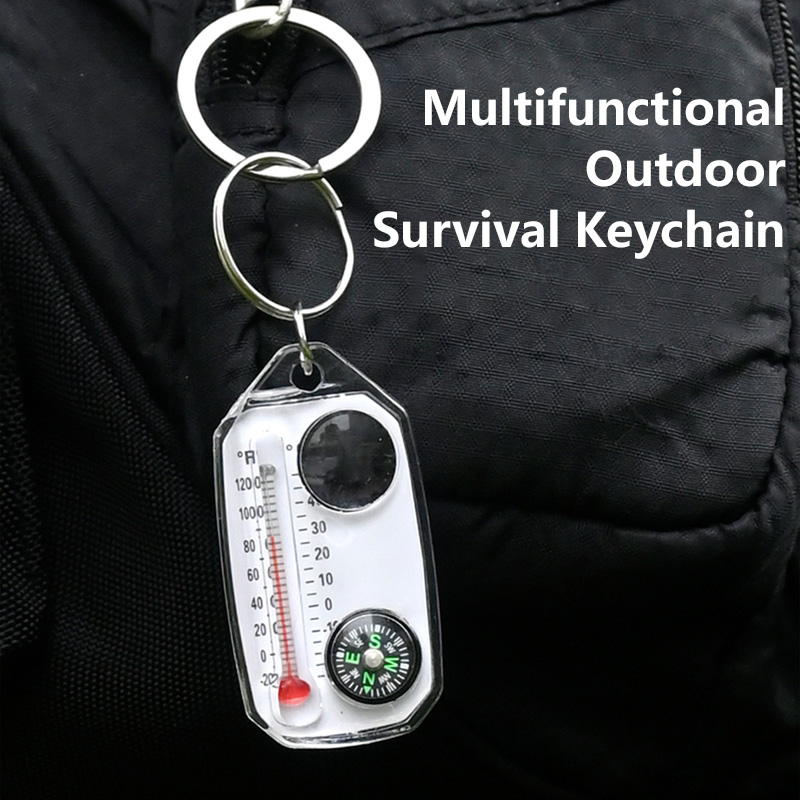 Многофункциональный брелок 3-в – обзор и цена Compass Keychain Mini
