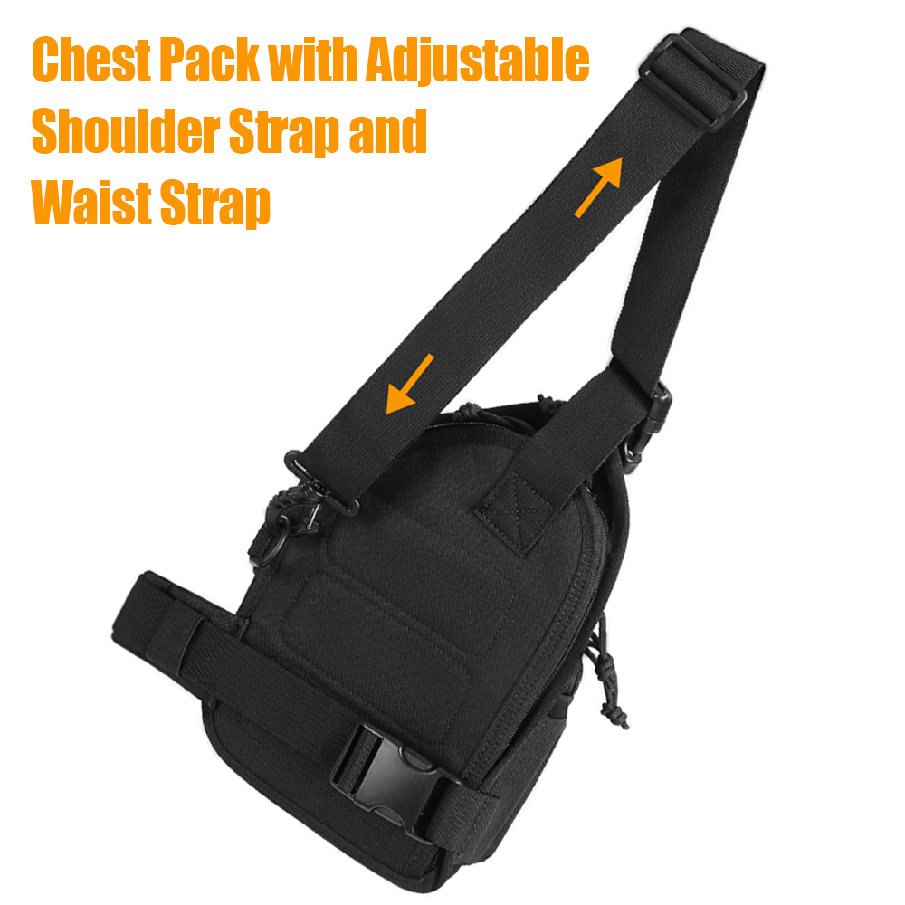 Тактическая сумка для оружия,  – обзор и цена Edc Concealed Carry Sling Bag