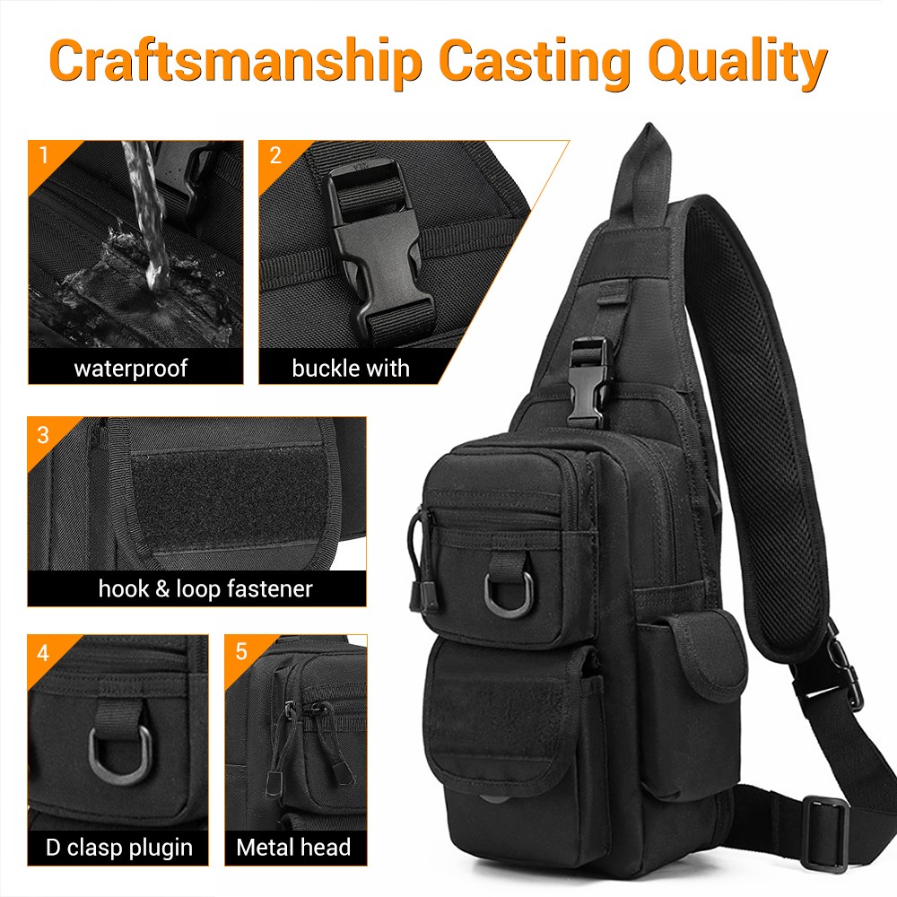 Тактическая сумка для пистолет – обзор и цена Edc Concealed Carry Sling Bag