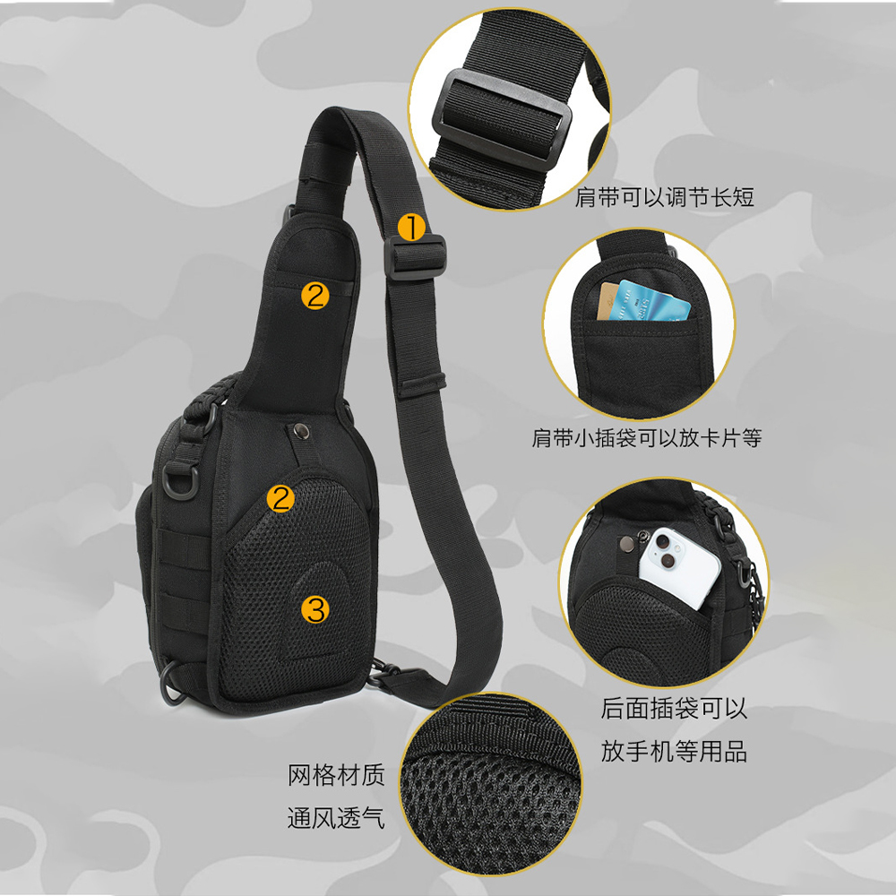 Тактическая сумка-слинг, много – обзор и цена Edc Concealed Carry Sling Bag