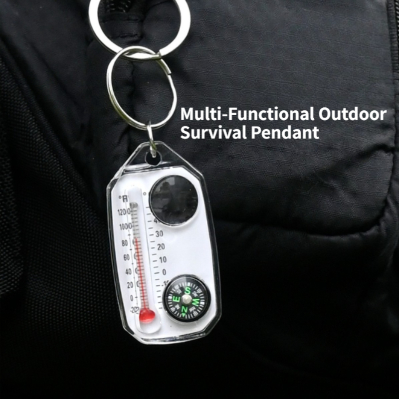 Мини-набор для выживания на пр – обзор и цена Compass Keychain Mini
