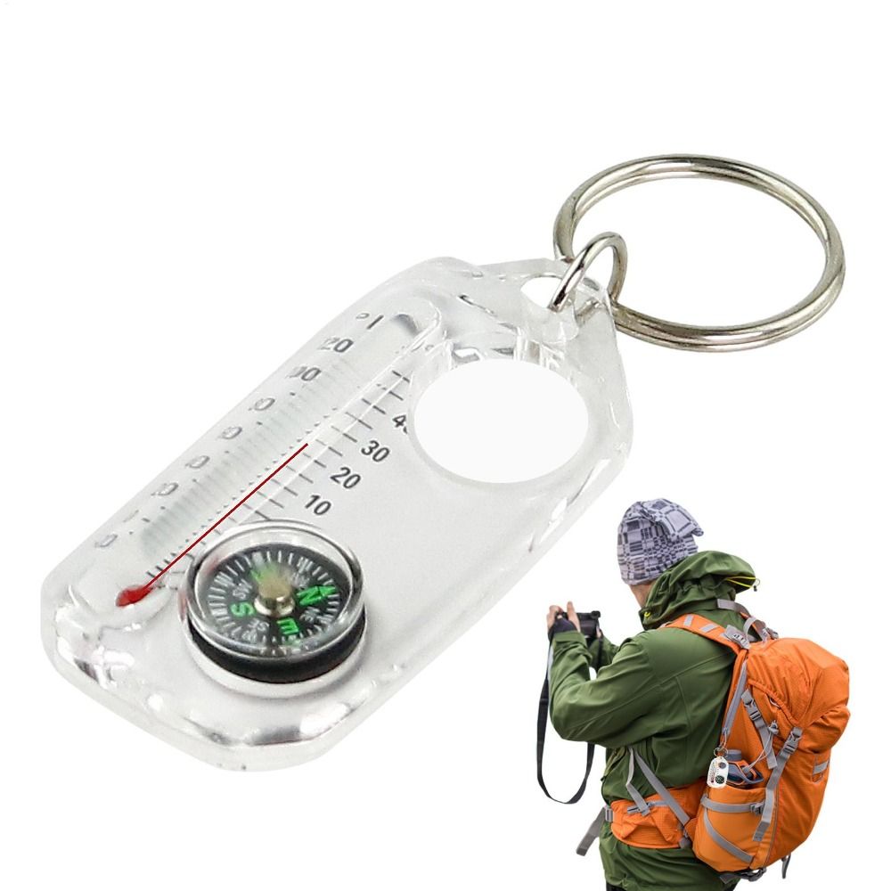 Портативный 3-в-1 мини-брелок  – обзор и цена Compass Keychain Mini
