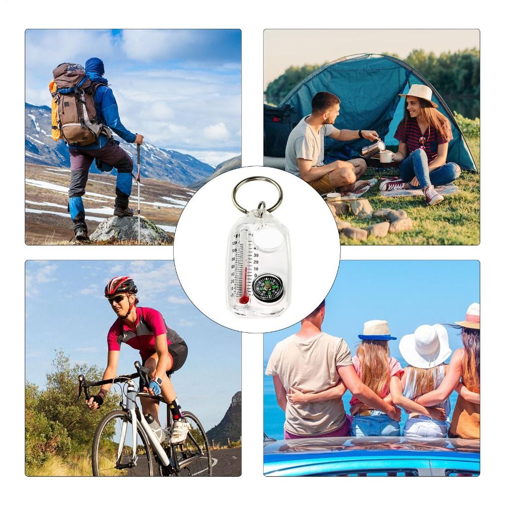 Портативный 3-в-1 мини-брелок  – обзор и цена Compass Keychain Mini